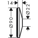 AXOR 13611990 Verl&auml;ngerungsrosette Axor One 90mm