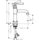 AXOR 16516990 Waschtischmischer 100 Axor Montreux