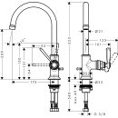 AXOR 16517140 Waschtischmischer 210 Axor Montreux