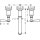 AXOR 16534950 3-Loch Waschtischarmatur Axor