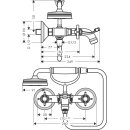 AXOR 16540340 Zweigriff Wannenarmatur Aufputz Axor