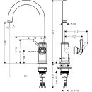 AXOR 16580300 Sp&uuml;ltischmischer Axor Montreux