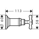AXOR 16871800 Absperrventil Unterputz Axor Montreux