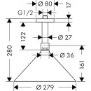 AXOR 26022820 Kopfbrause Axor Front