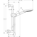 AXOR 27991250 Brausenset Axor Citterio 900mm BGO