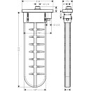 HANSGROHE 28022820 Wannenrandset sBox oval Axor BN