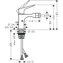 HANSGROHE 34210310 Bidetmischer Axor Citterio M BRG