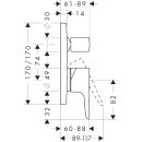 AXOR 34425800 Wannenmischer Unterputz Axor