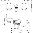AXOR 34435140 Thermostatmischer Aufputz Axor