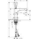 HANSGROHE 36101800 Waschtischmischer 125 Axor Citterio E