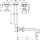 AXOR 36107820 3-L.Waschtischarmatur Axor Citterio E