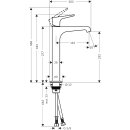 AXOR 36113310 Waschtischmischer 250 Axor Citterio E