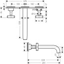 AXOR 36115950 3-L.Waschtischarmatur Axor Citterio E