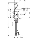 HANSGROHE 36120820 Bidetmischer Axor Citterio E BN