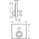 HANSGROHE 36705800 Thermostat UP Axor ShowerSelect