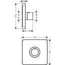 HANSGROHE 36711250 Thermostat UP Axor ShowerSelect