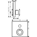 HANSGROHE 36714310 Thermostat UP Axor ShowerSelect