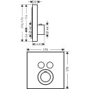 HANSGROHE 36715310 Thermostat UP Axor ShowerSelect