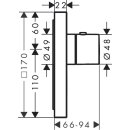 AXOR 36716330 Thermostat UP Axor ShowerSelect