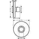 HANSGROHE 36721300 Thermostat UP Axor ShowerSelect