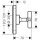 AXOR 36771990 Absperrventil Unterputz Axor