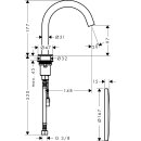 AXOR 38010950 Waschtischmischer Elektronik Axor Uno