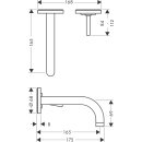 AXOR 38113950 Waschtischmischer Unterputz Axor