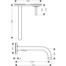 AXOR 38115820 Waschtischmischer UP Axor Uno