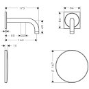 AXOR 38119330 Waschtischmischer Unterputz Axor