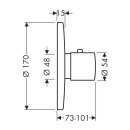 AXOR 38715250 Thermostatmischer Unterputz Axor