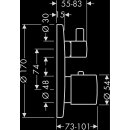 AXOR 38720990 Thermostatmischer UP Axor Uno F-Set
