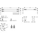 AXOR 38959000 Schlauchzubeh&ouml;rbox 3-Loch Axor