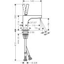 HANSGROHE 39035950 Waschtischmischer f.Handwaschbecken