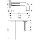 AXOR 39112250 Mitigeur lavabo encastr&eacute; Axor Citterio