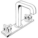 AXOR 39134990 3-Loch Waschtischarmatur Axor