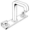 AXOR 39136300 3-Loch Waschtischarmatur Axor