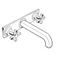 AXOR 39144250 3-Loch Waschtischarm.Axor Citterio