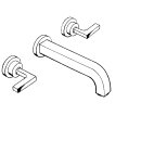 AXOR 39147990 3-Loch Waschtischarm.Axor Citterio