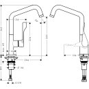 AXOR 39850990 Sp&uuml;ltischmischer Axor Citterio PGO