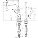 AXOR 39863140 Sp&uuml;ltischmischer 230 Select 2jet