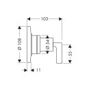 AXOR 39920820 Quattro Axor Citterio Fertigset
