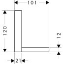 AXOR 40873340 Ablage Axor Starck 240mm BBC
