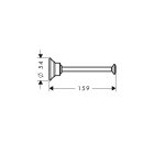 AXOR 42028800 Reservepapierhalter Axor Montreux BSO