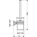 AXOR 42035800 WC B&uuml;rstenhalter Axor Montreux