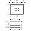 AXOR 42802330 Ablage Axor Universal Accessories PBC