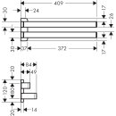 AXOR 42821140 Handtuchhalter Axor Universal