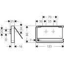 AXOR 42836340 Papierrollenhalter Axor Universal
