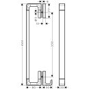 AXOR 42837990 Duscht&uuml;rgriff Axor Universal