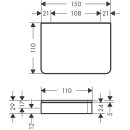 AXOR 42840820 Ablage Axor Universal Accessories