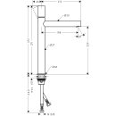 AXOR 45004310 Waschtischmischer 260 Axor Uno